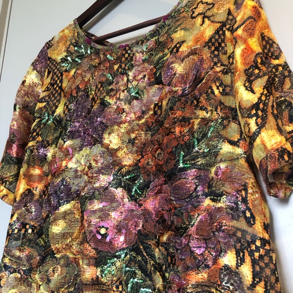 Desigual Shimmering Dress EU 42 Delicate! Stunning! - Picture 2 of 15